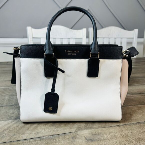 kate spade Handbags - Kate Spade Medium Satchel Cameron Tri Color Handbag